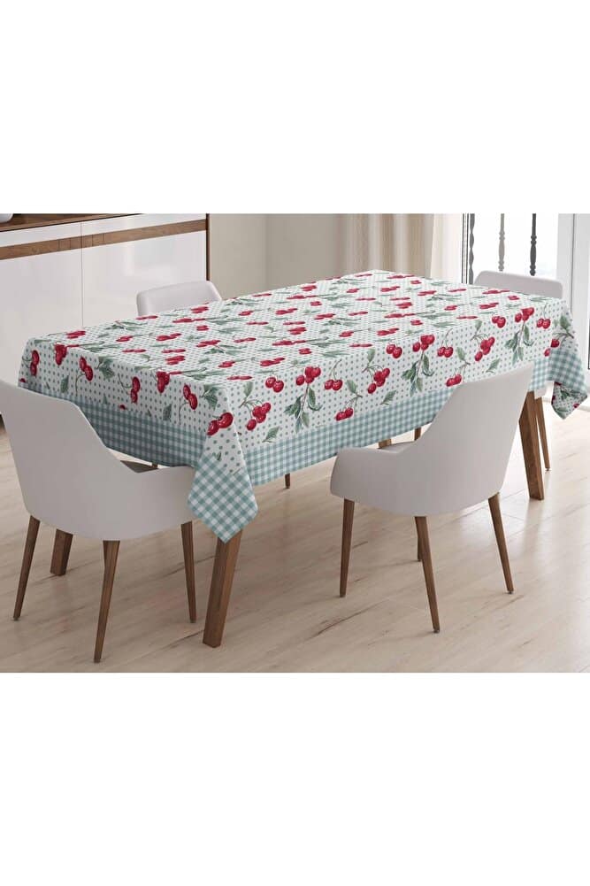 Dertsiz Leke Tutmaz Günlük Meyveli Masa Örtüsü - Görsel 13