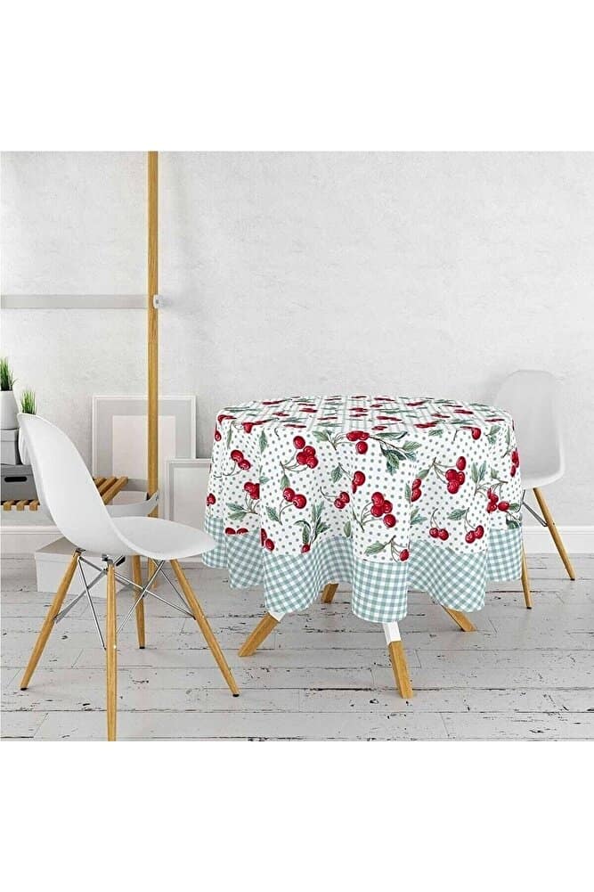 Dertsiz Leke Tutmaz Günlük Meyveli Masa Örtüsü - Görsel 14