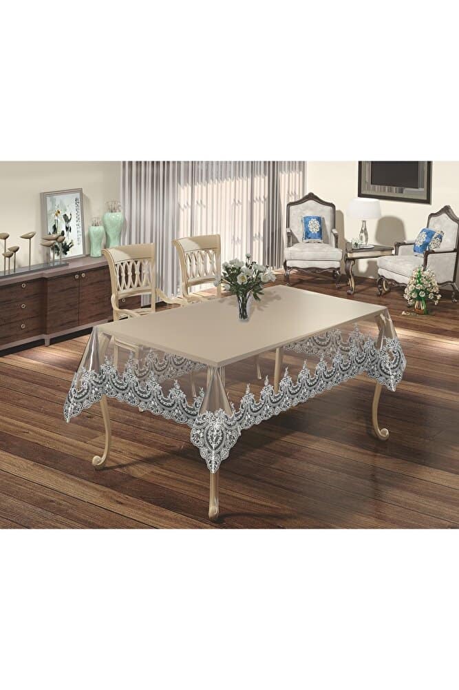 Silikon Danteli Masa Örtsü